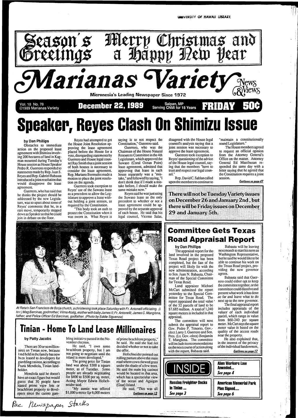 Speaker, Reyes Clash on Shimizu Issue