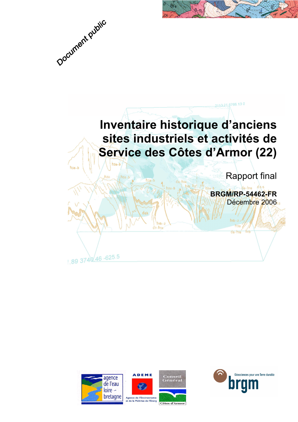 Inventaire Historique D'anciens Sites Industriels Et Activités De