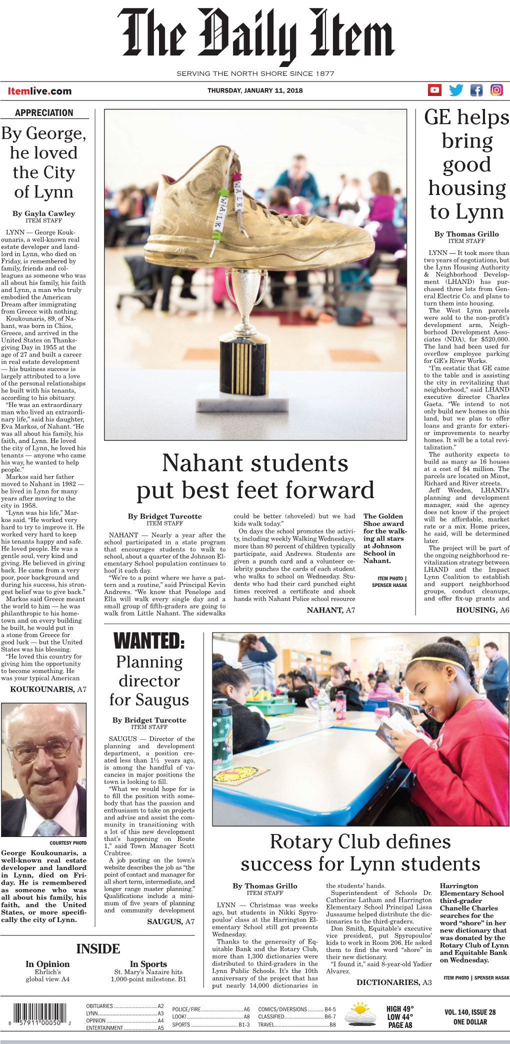 Nahant Students Put Best Feet Forward