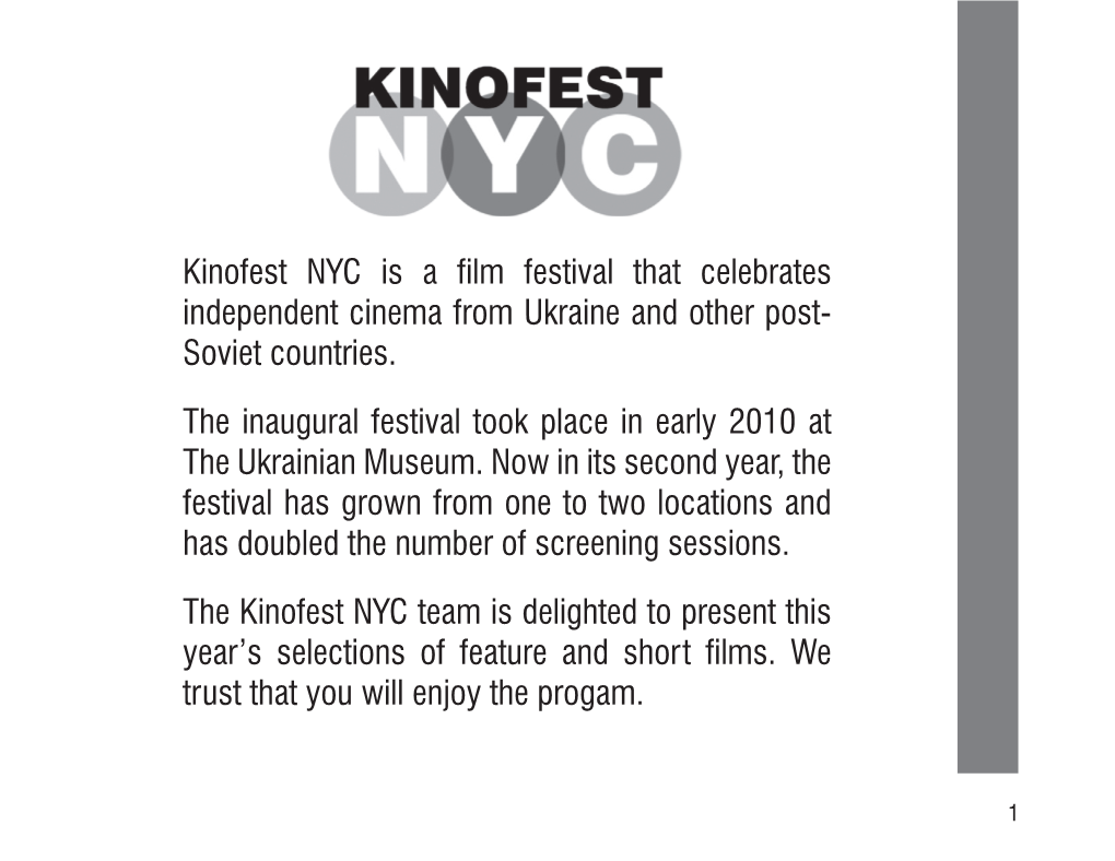 Kinofest NYC 2011