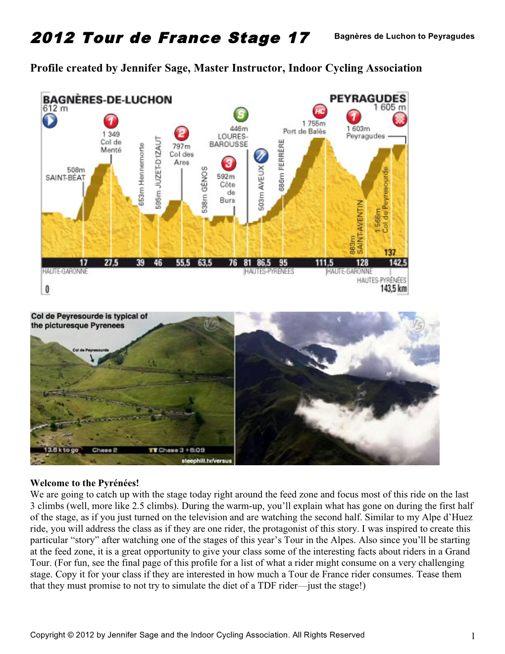 TDF Stage 17 Pyrénées 2012