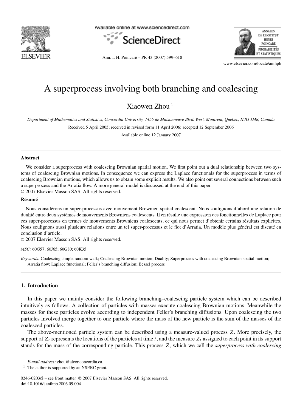 A Superprocess Involving Both Branching and Coalescing