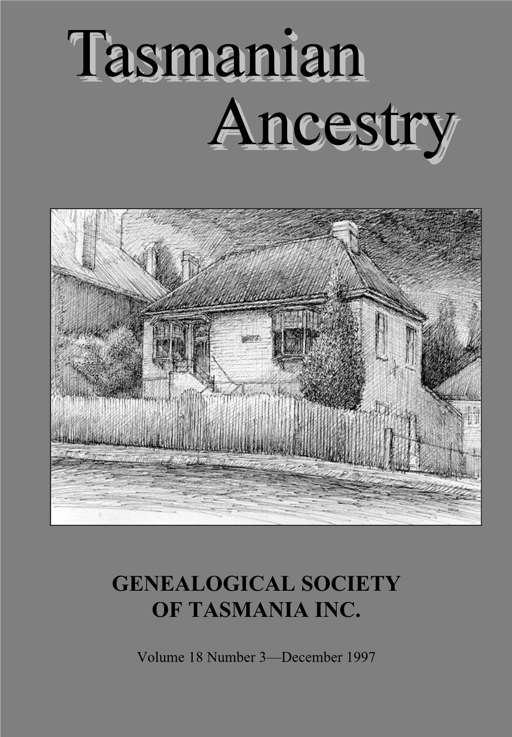 Genealogical Society of Tasmania Inc