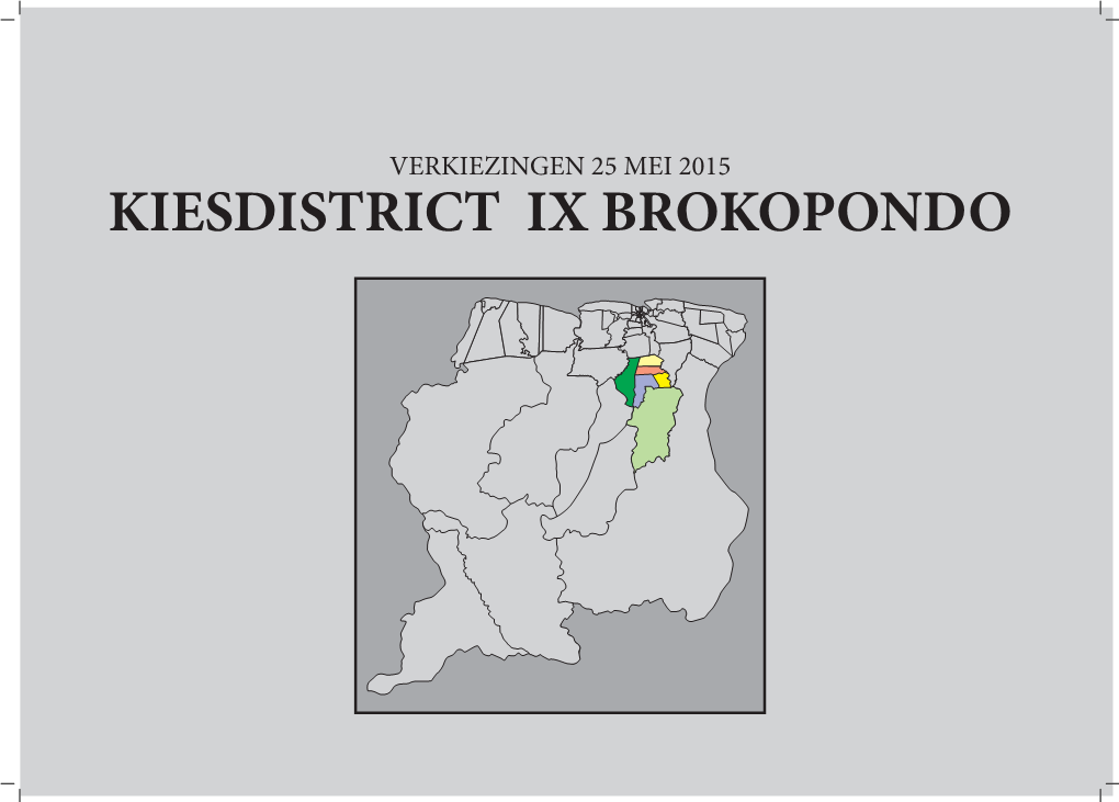 Verslag Van Het Centraal Hoofdstembureau Voor Kiesdistrict