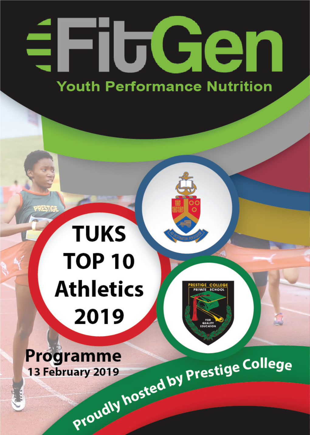 Fitgen TUKS TOP 10 Atletiek Skole Indelings / School Sections 2019