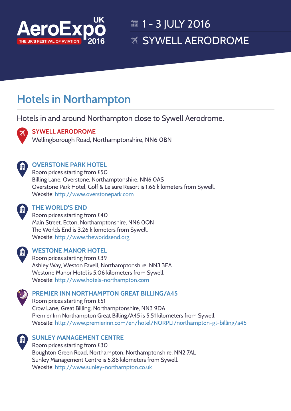 Hotels in Northampton