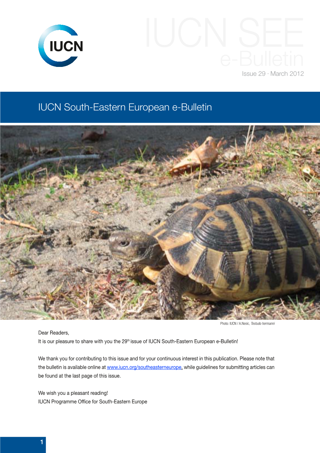 IUCN South-Eastern European E-Bulletin 29