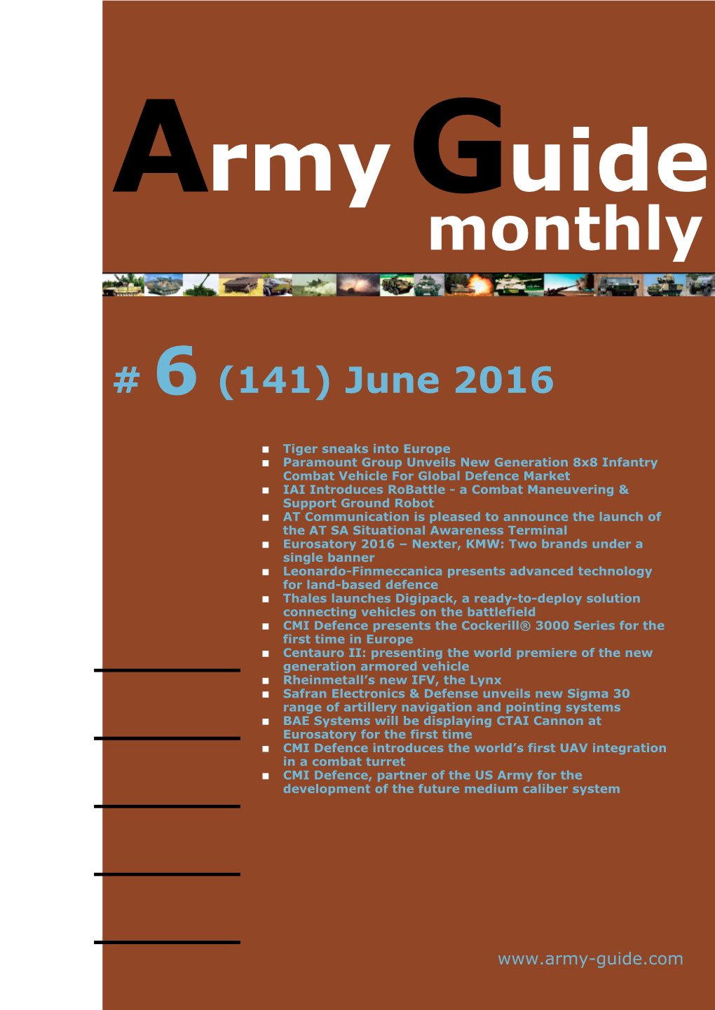 Army Guide Monthly • Issue #6 (141) • June 2016