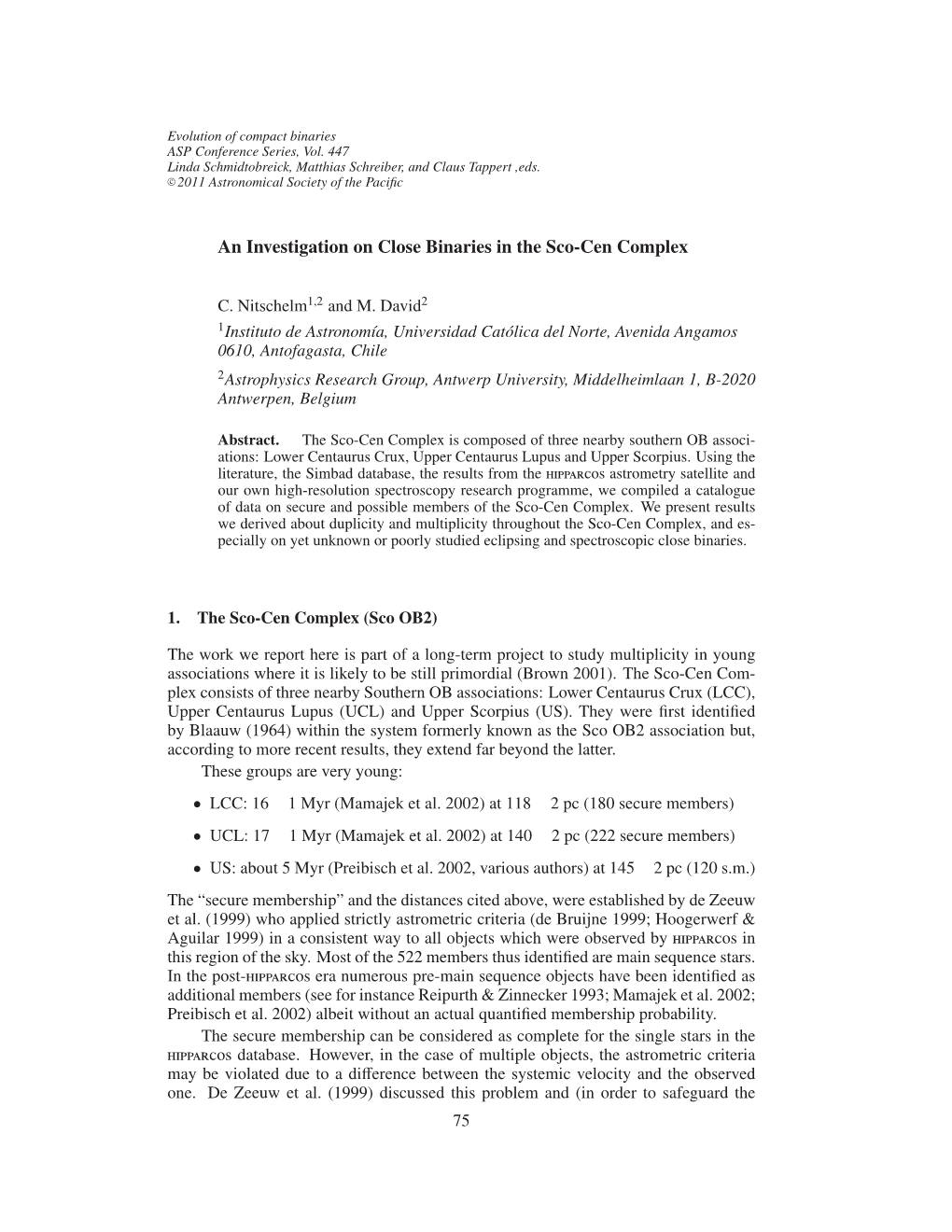 An Investigation on Close Binaries in the Sco-Cen Complex