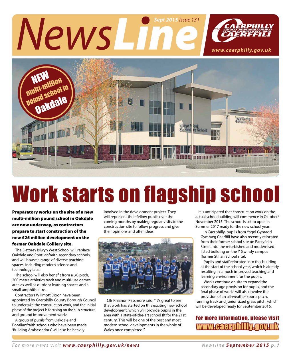 Work Starts on Flagship School Preparatory Works on the Site of a New Involved in the Development Project