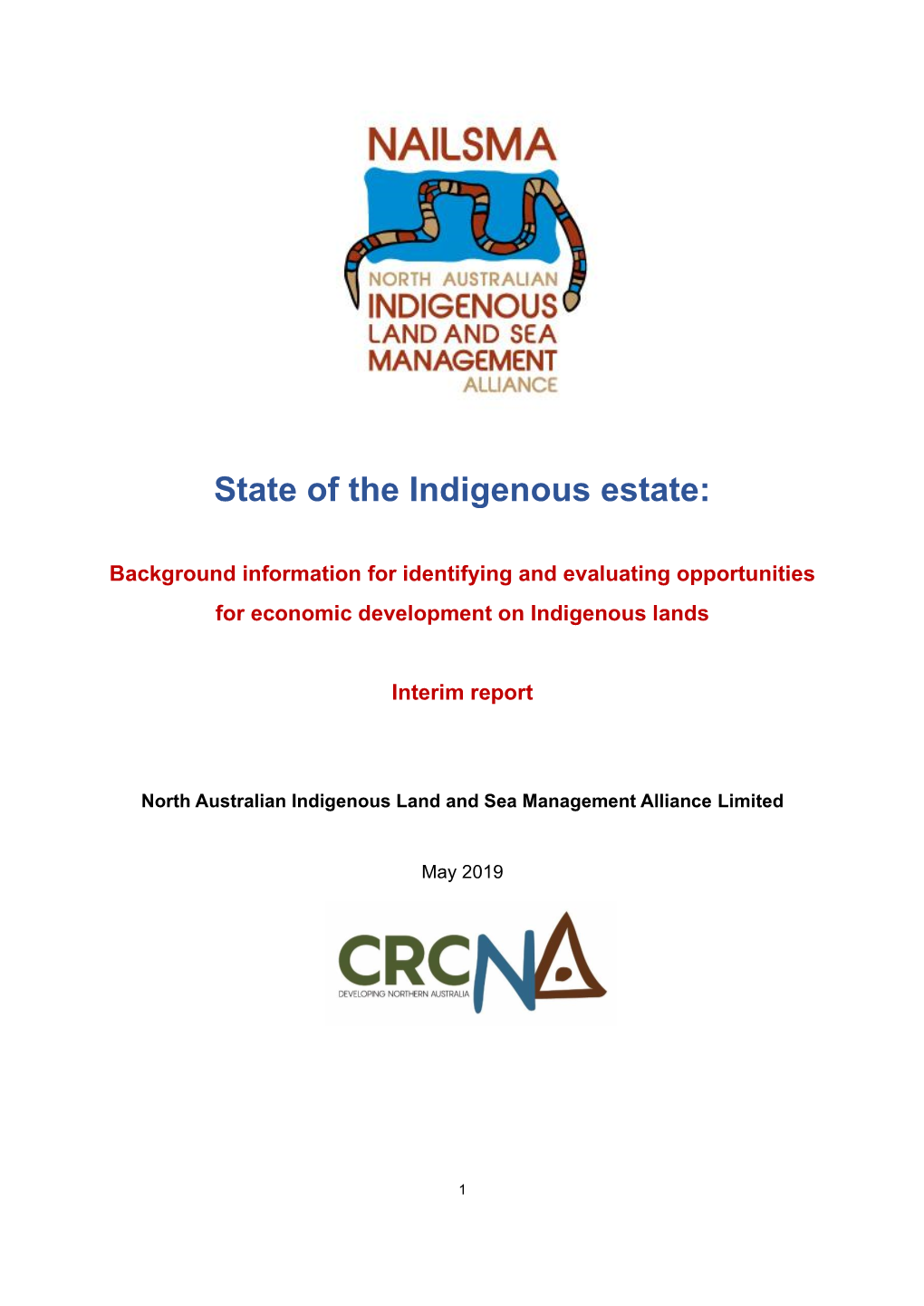 State of the Indigenous Estate Report Nov.Pdf