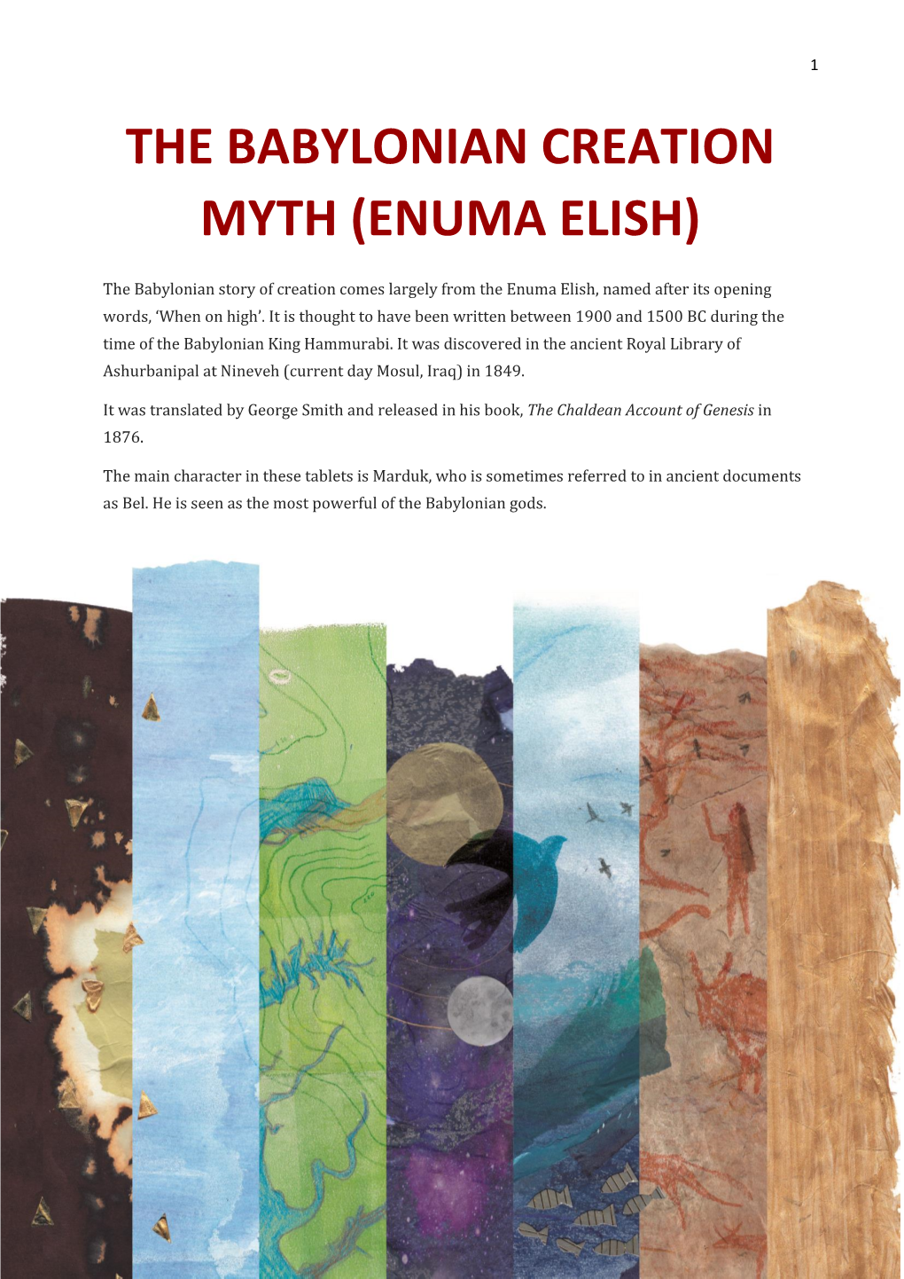 The Babylonian Creation Myth (Enuma Elish)