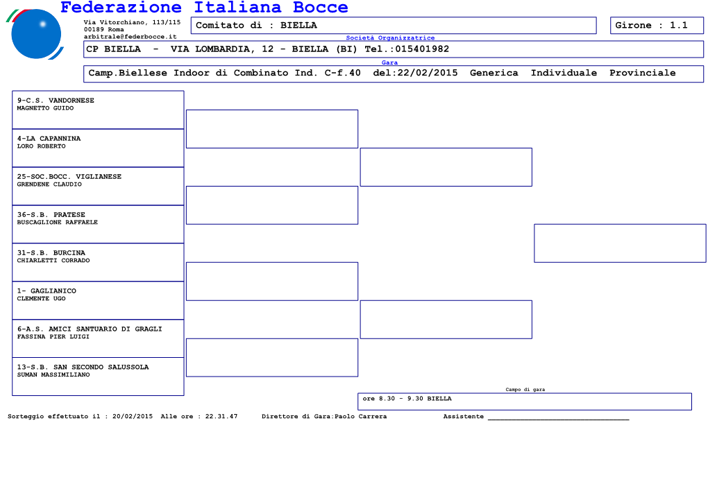 Federazione Italiana Bocce