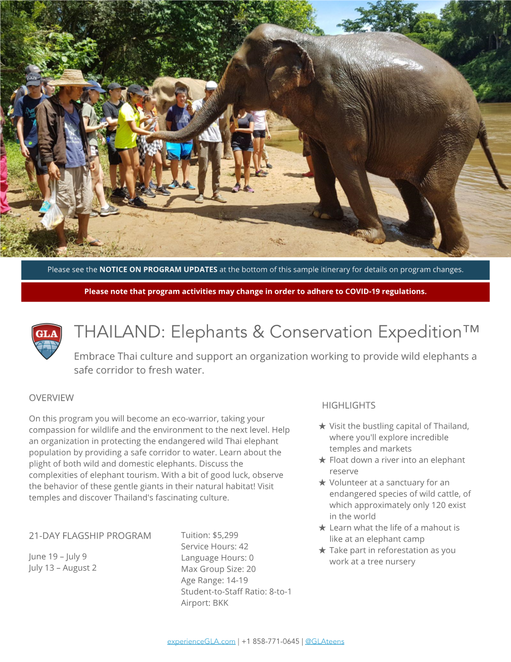 Thailand: Elephants & Conservation Expedition