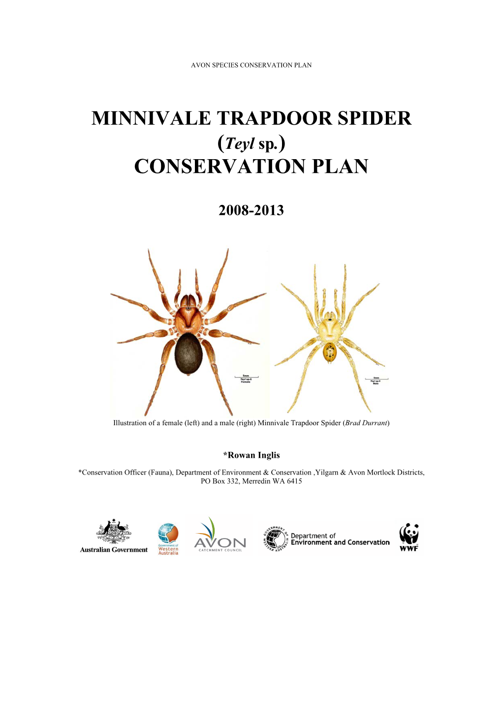 Teyl Sp.) CONSERVATION PLAN