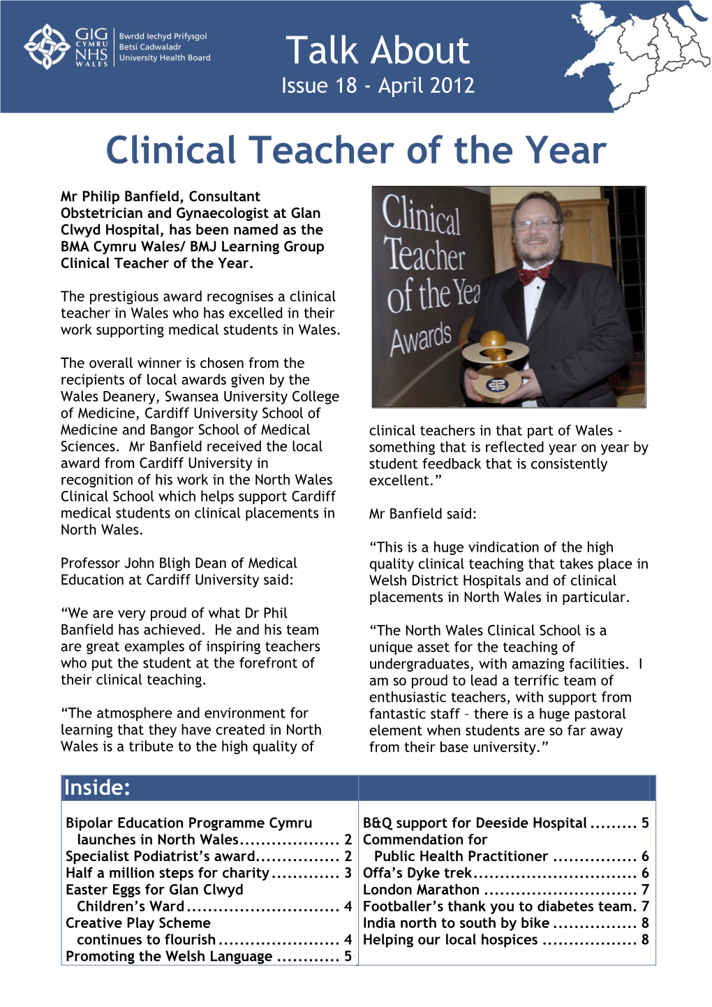 Clinical Teacher of the Year Talk About