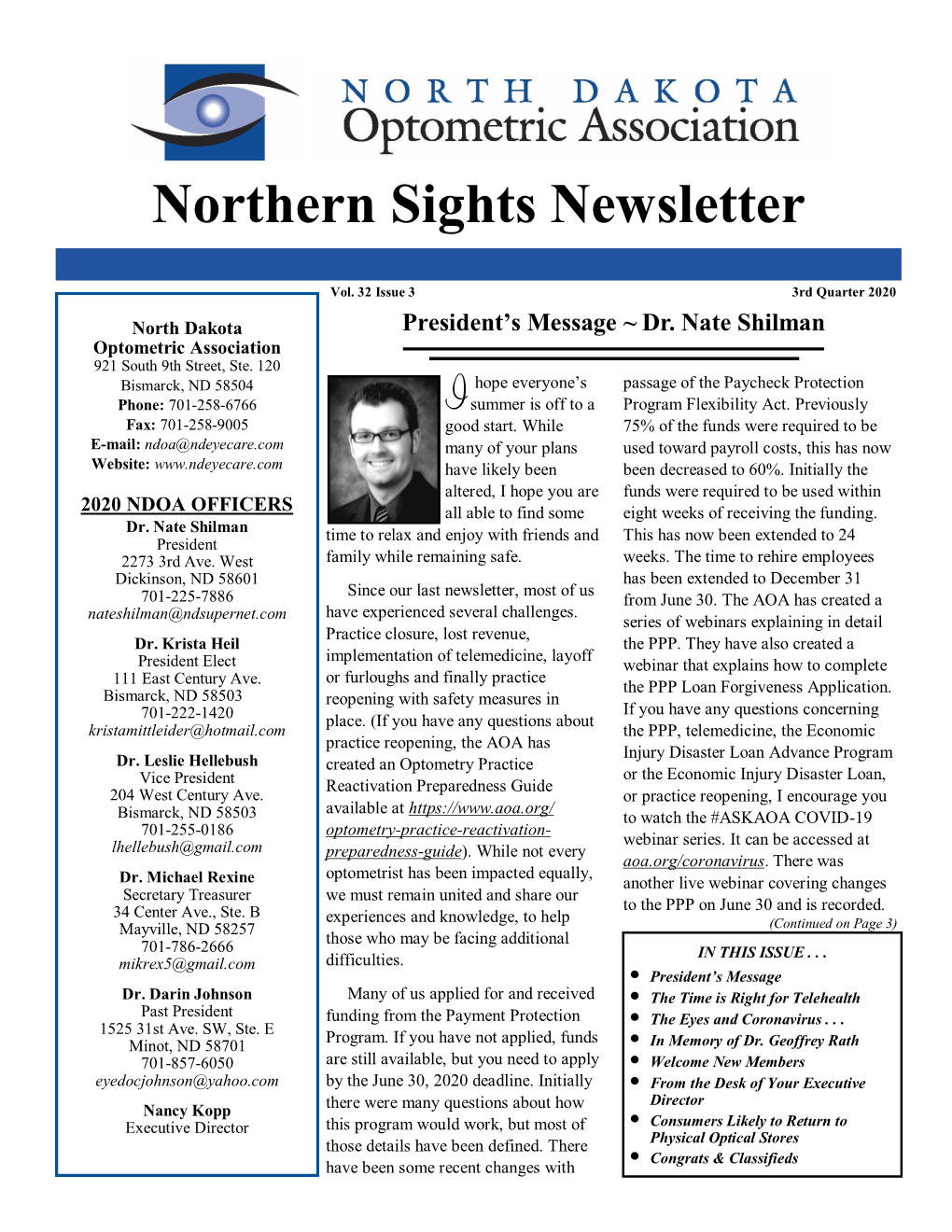 Northern Sights Newsletter