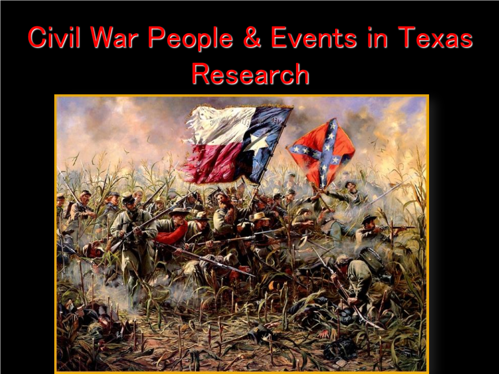 Civil War Battles in Texas