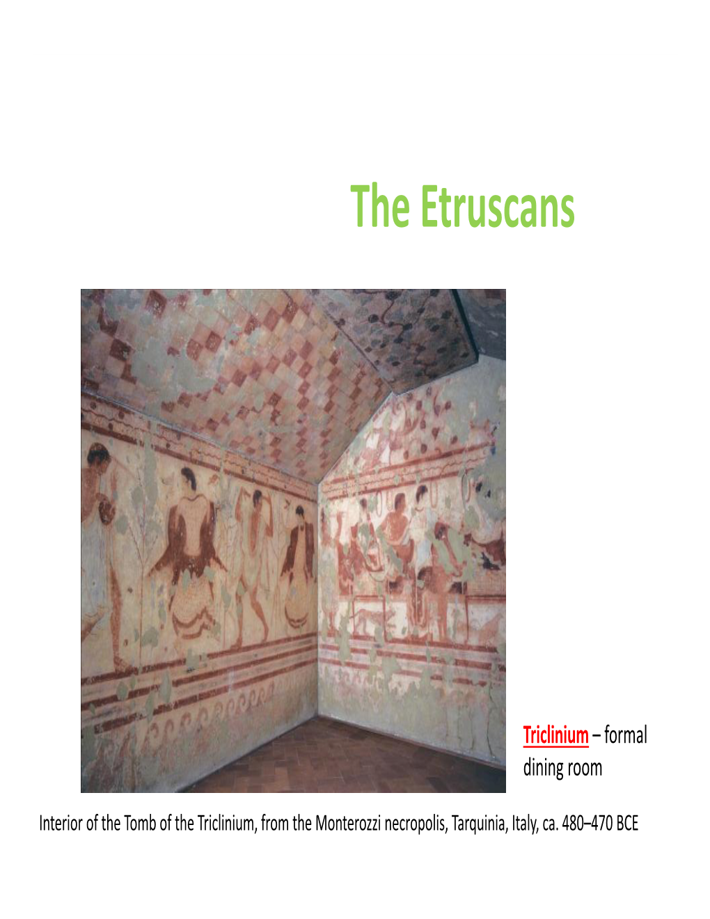 The Etruscans