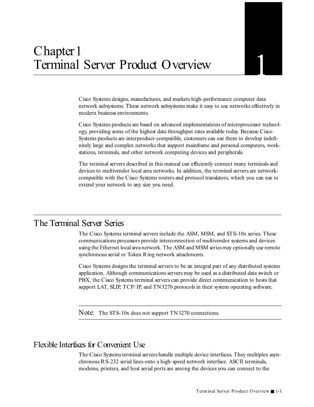 Chapter1 Terminal Server Product Overview 1