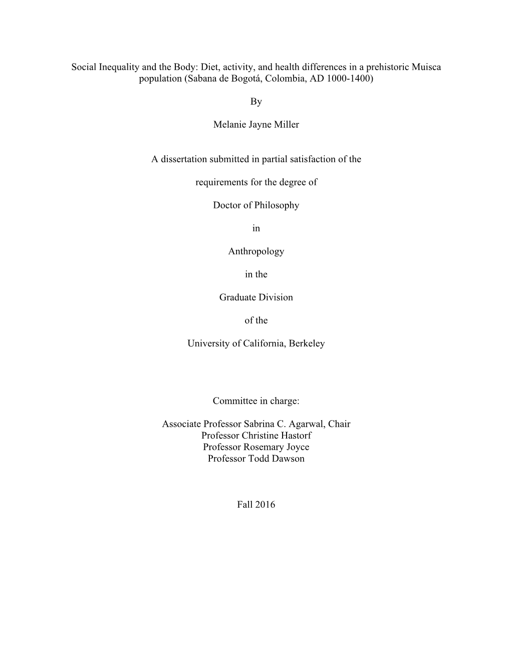 Diet, Activity, and Health Differences in a Prehistoric Muisca Population (Sabana De Bogotá, Colombia, AD 1000-1400)