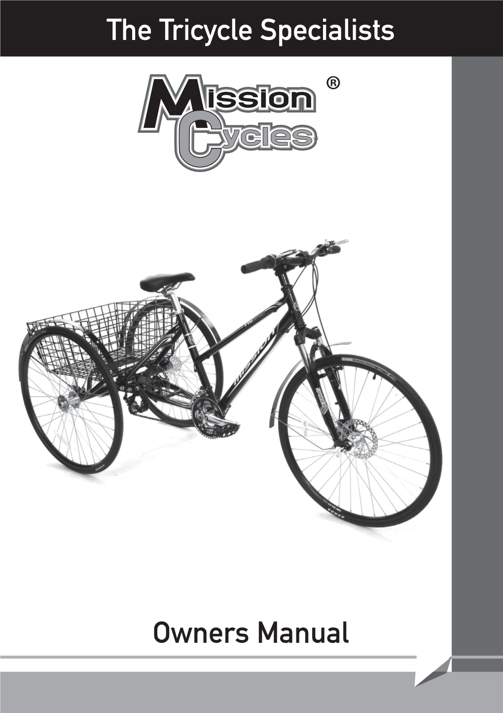 The Tricycle Specialists Owners Manual