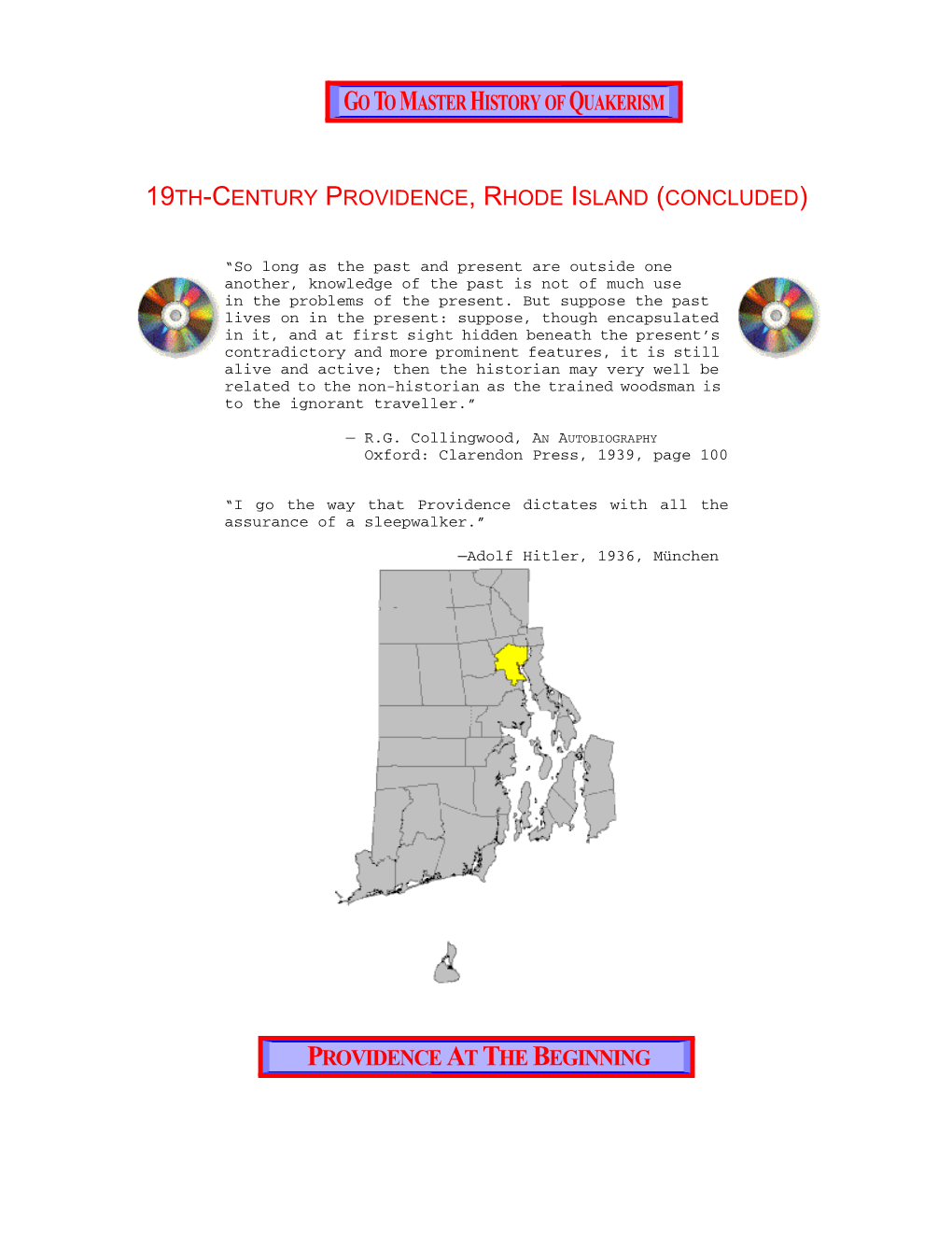 Providence, Rhode Island (Concluded)