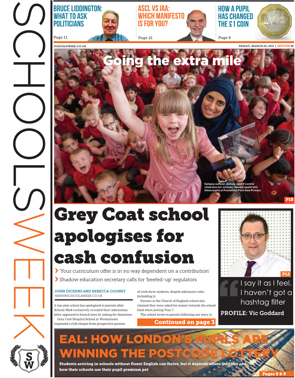 Grey Coat School Apologises for Cash Confusion