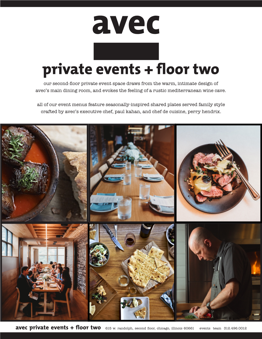 Private Events + Floor