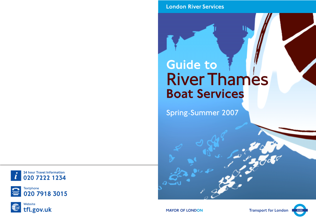 River Services Guide Spring