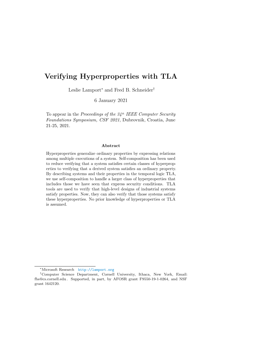 Verifying Hyperproperties with TLA