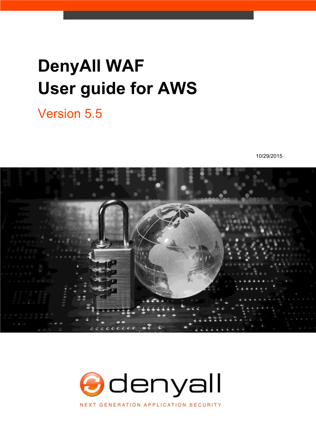 Denyall WAF User Guide for AWS Version 5.5