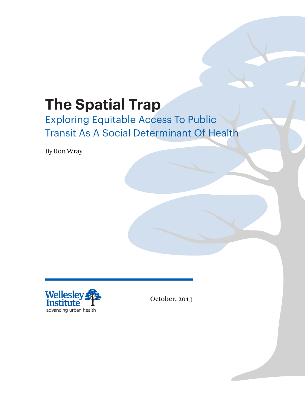 The Spatial Trap Exploring Equitable Access to Public Transit As a Social Determinant of Health