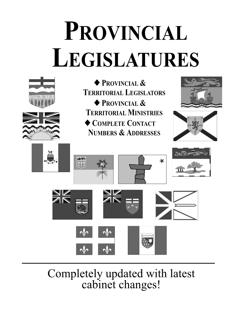 Provincial Legislatures