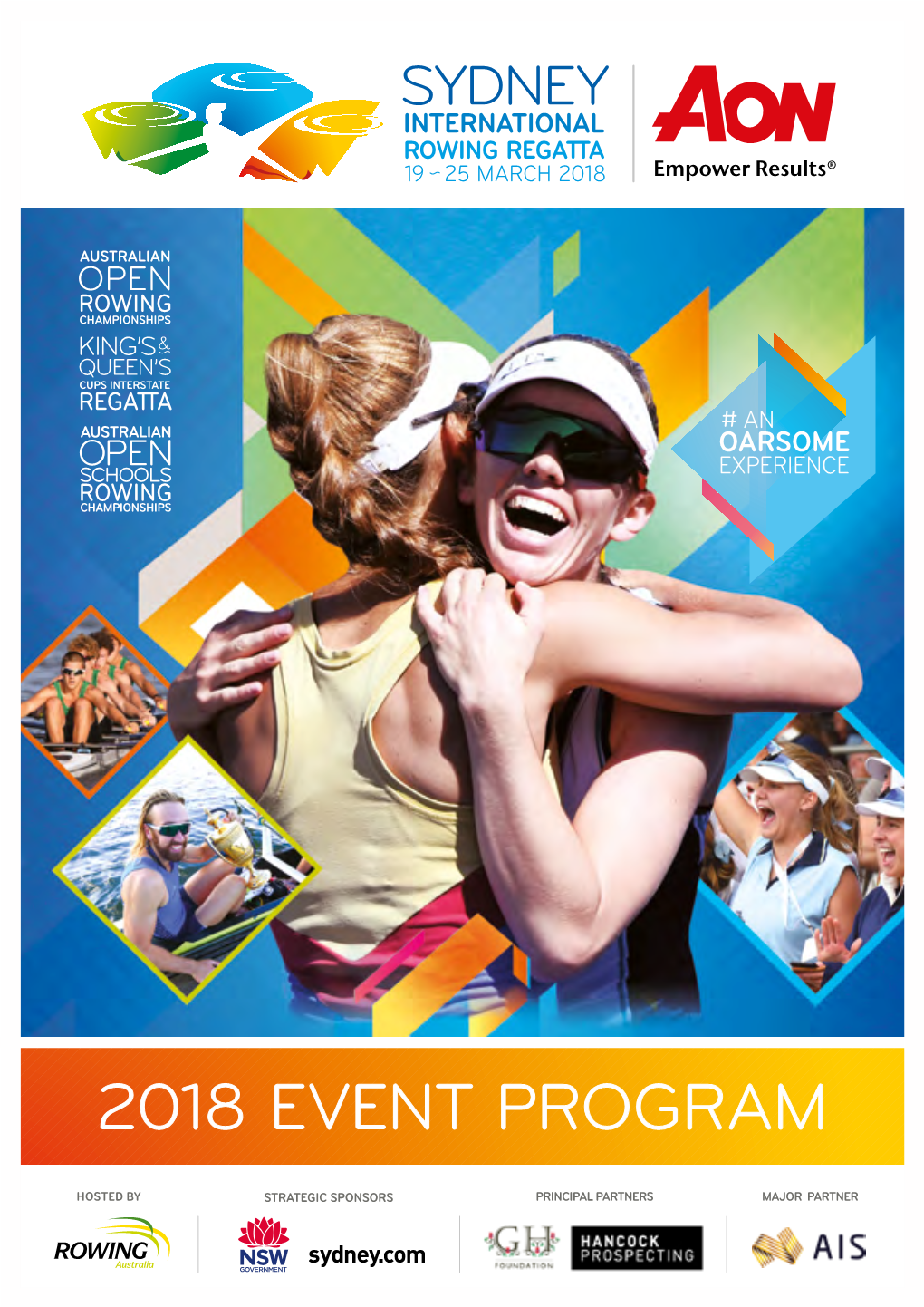 2018 EVENT PROGRAM Official Risk Partner of Rowing Australia