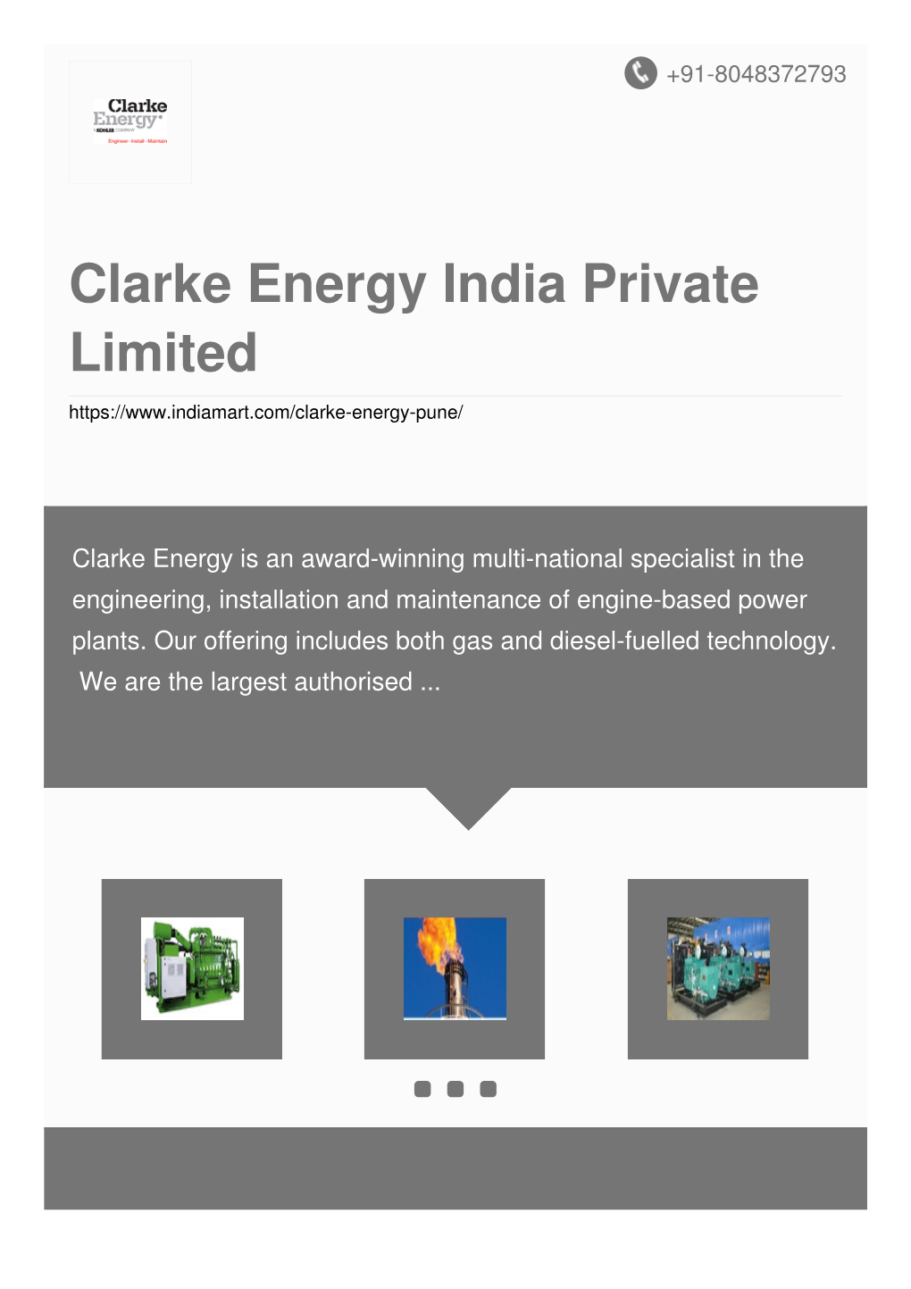 Clarke Energy India Private Limited