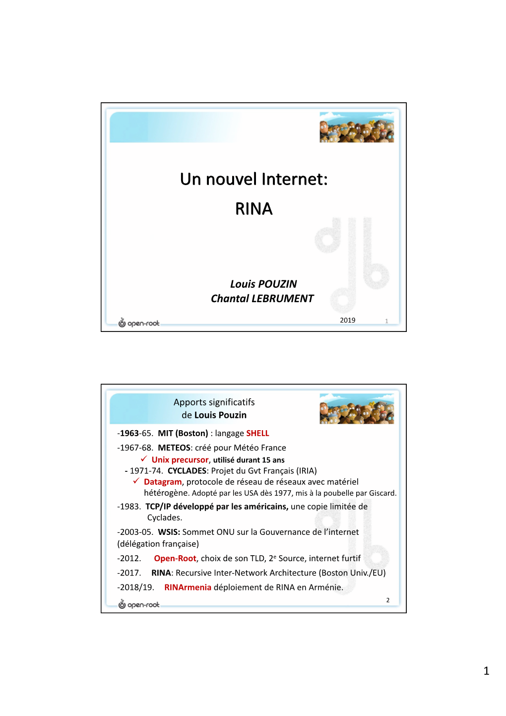 RINA, Une Nouvelle Architecture Pour Internet