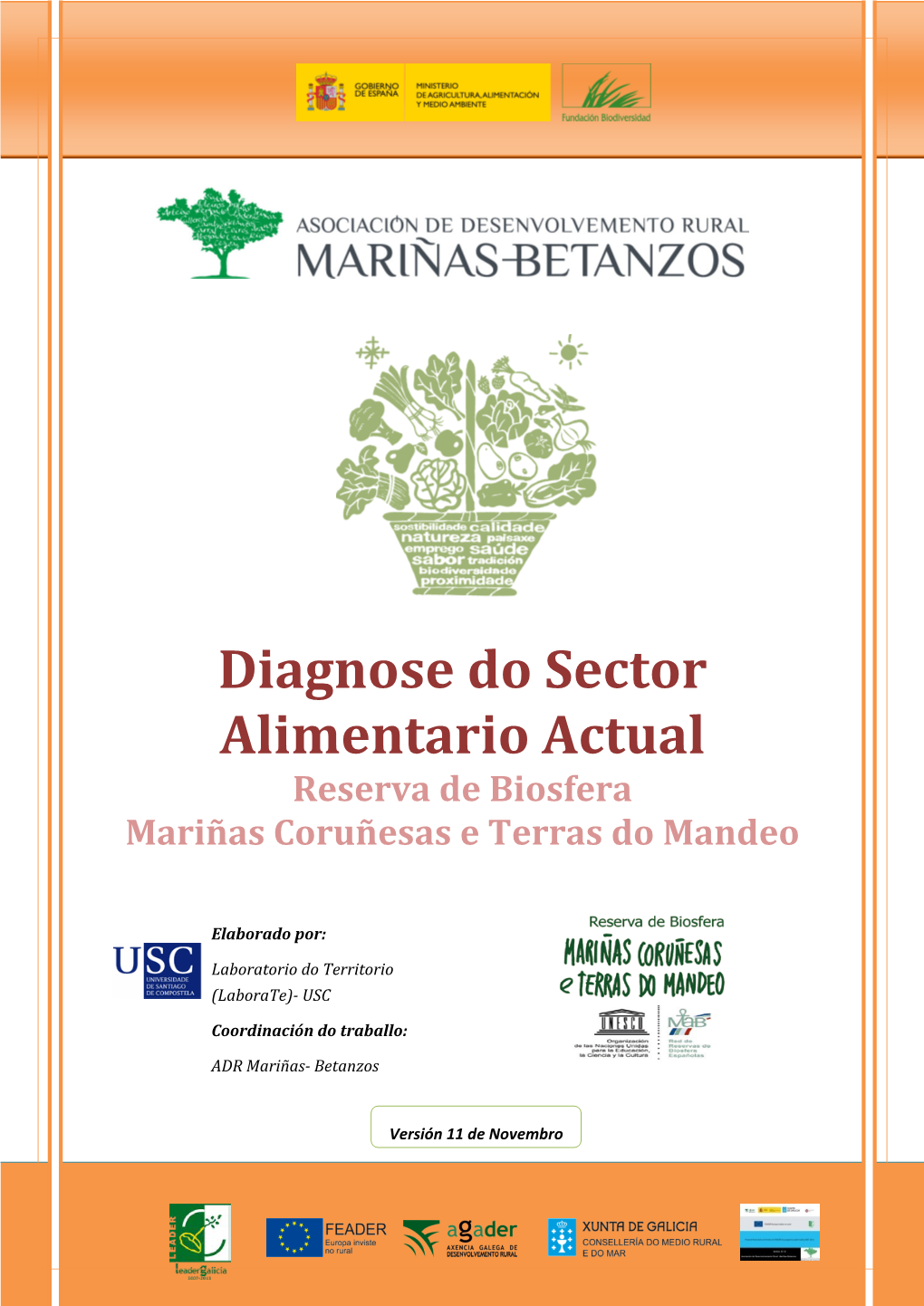 Diagnose Do Sector Alimentario Actual Reserva De Biosfera Mariñas Coruñesas E Terras Do Mandeo