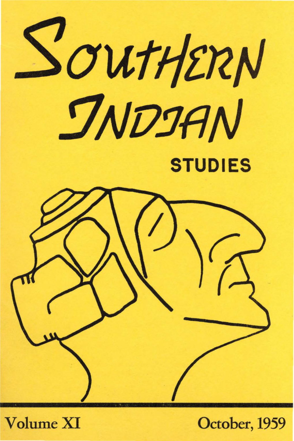 Southern Indian Studies, Vol. 11