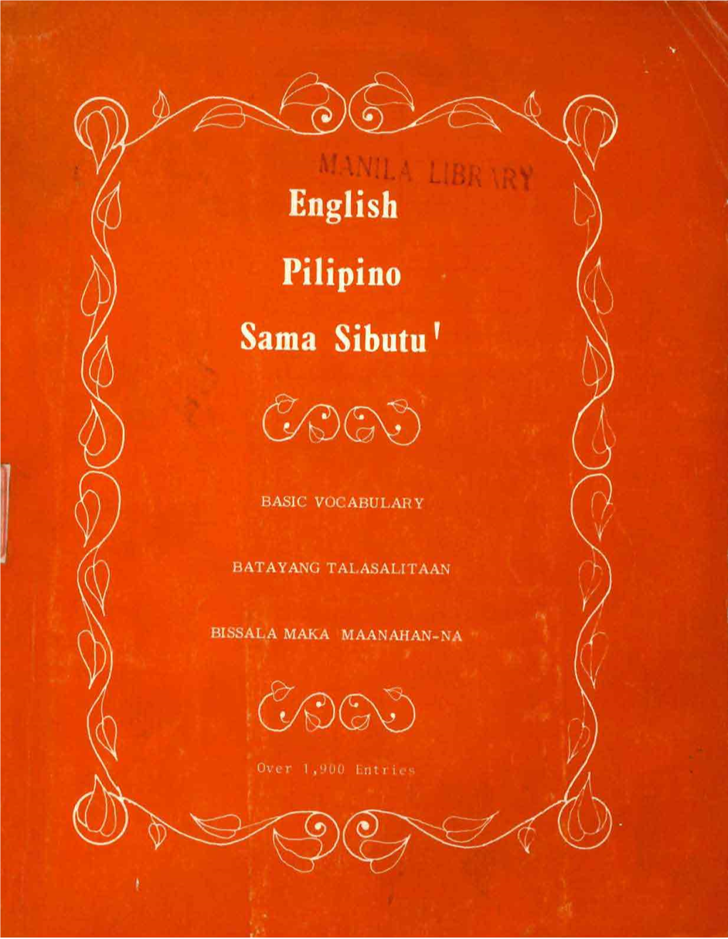 English Pilipino Sama Sibutu