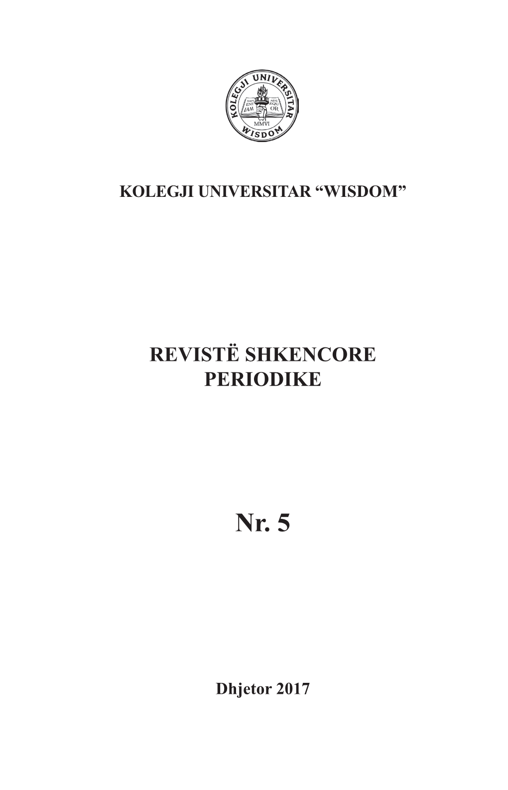 Revistë Shkencore Periodike