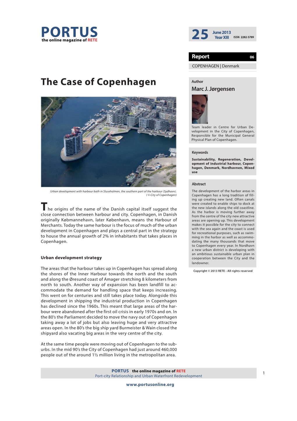 The Case of Copenhagen Marc J Jorgensen