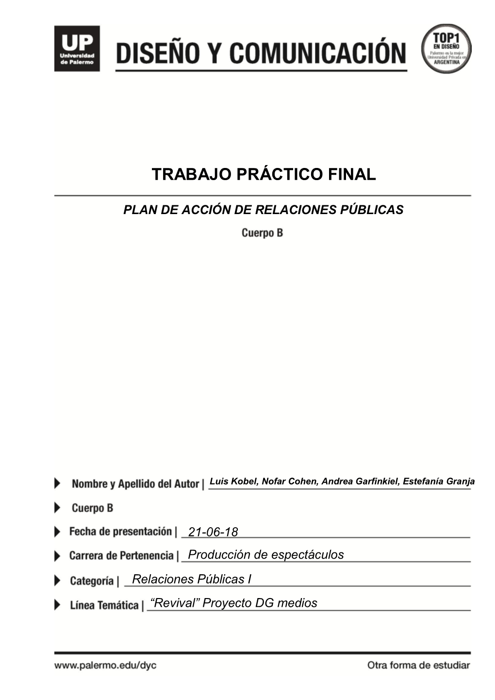 Trabajo Práctico Final