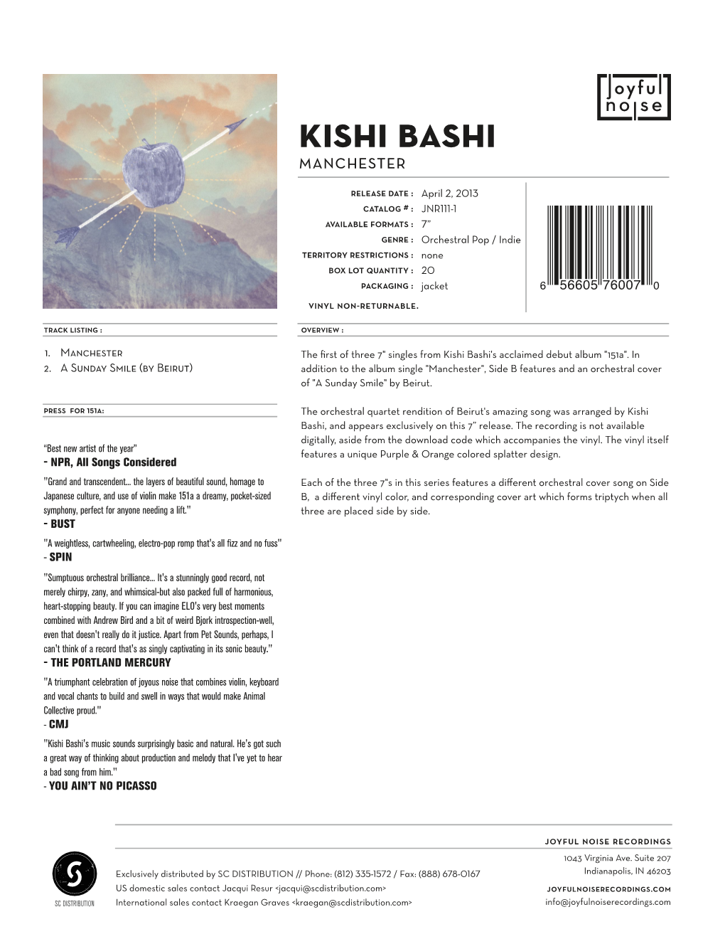 Kishi Bashi Manchester