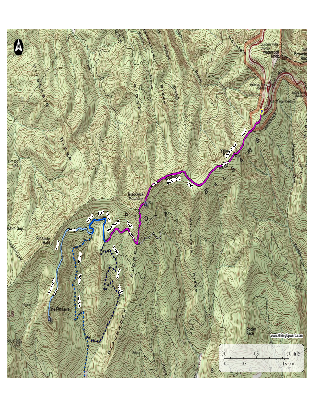 Blackrock Mountain/The Pinnacle Trail