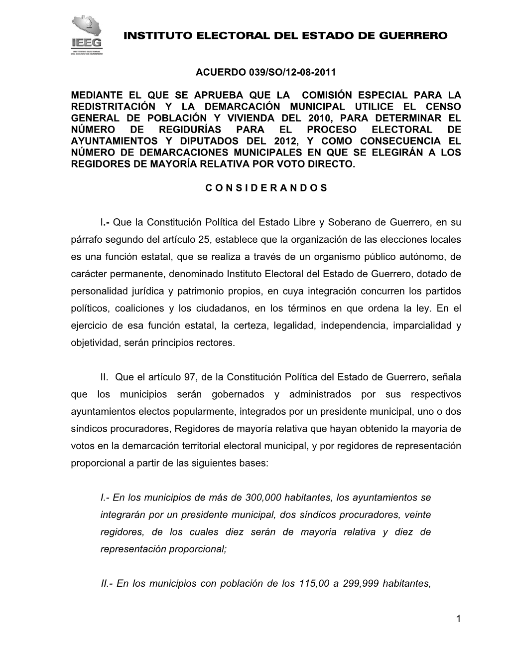 Instituto Electoral Del Estado De Guerrero 1