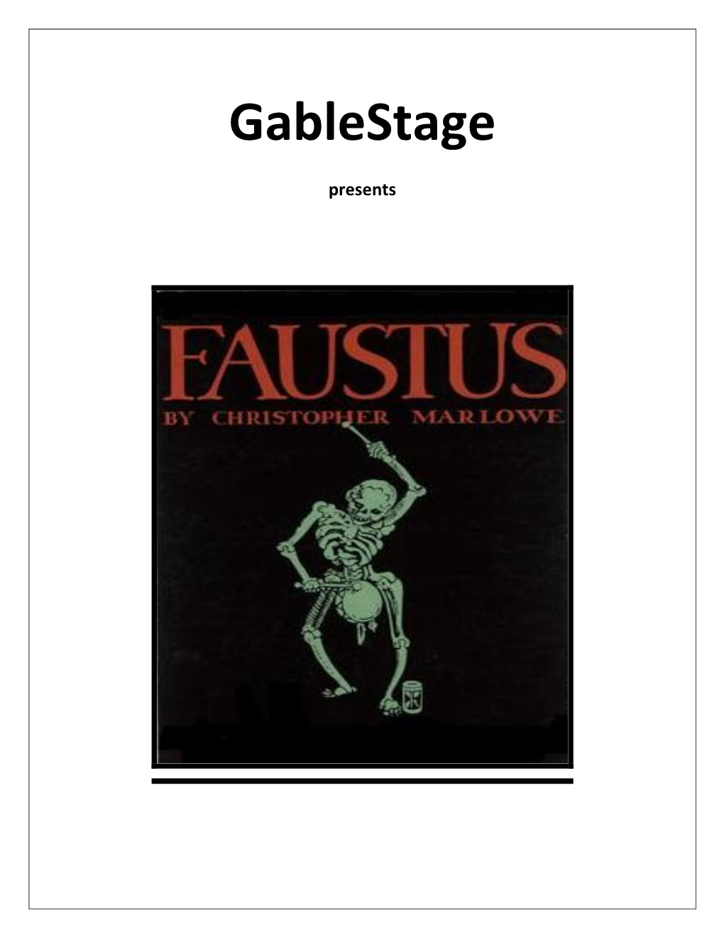 Doctor Faustus