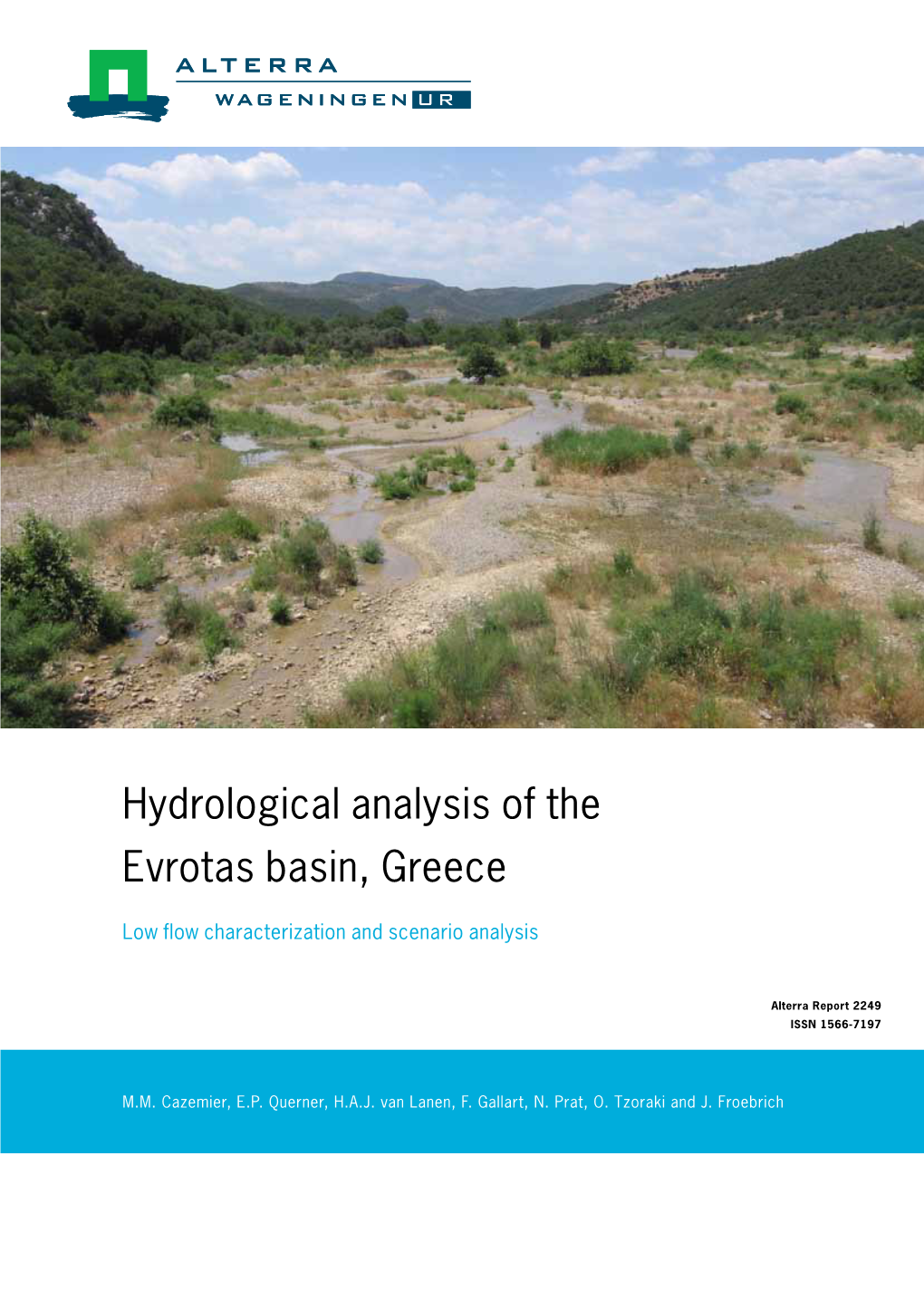 Hydrological Analysis of the Evrotas Basin, Greece