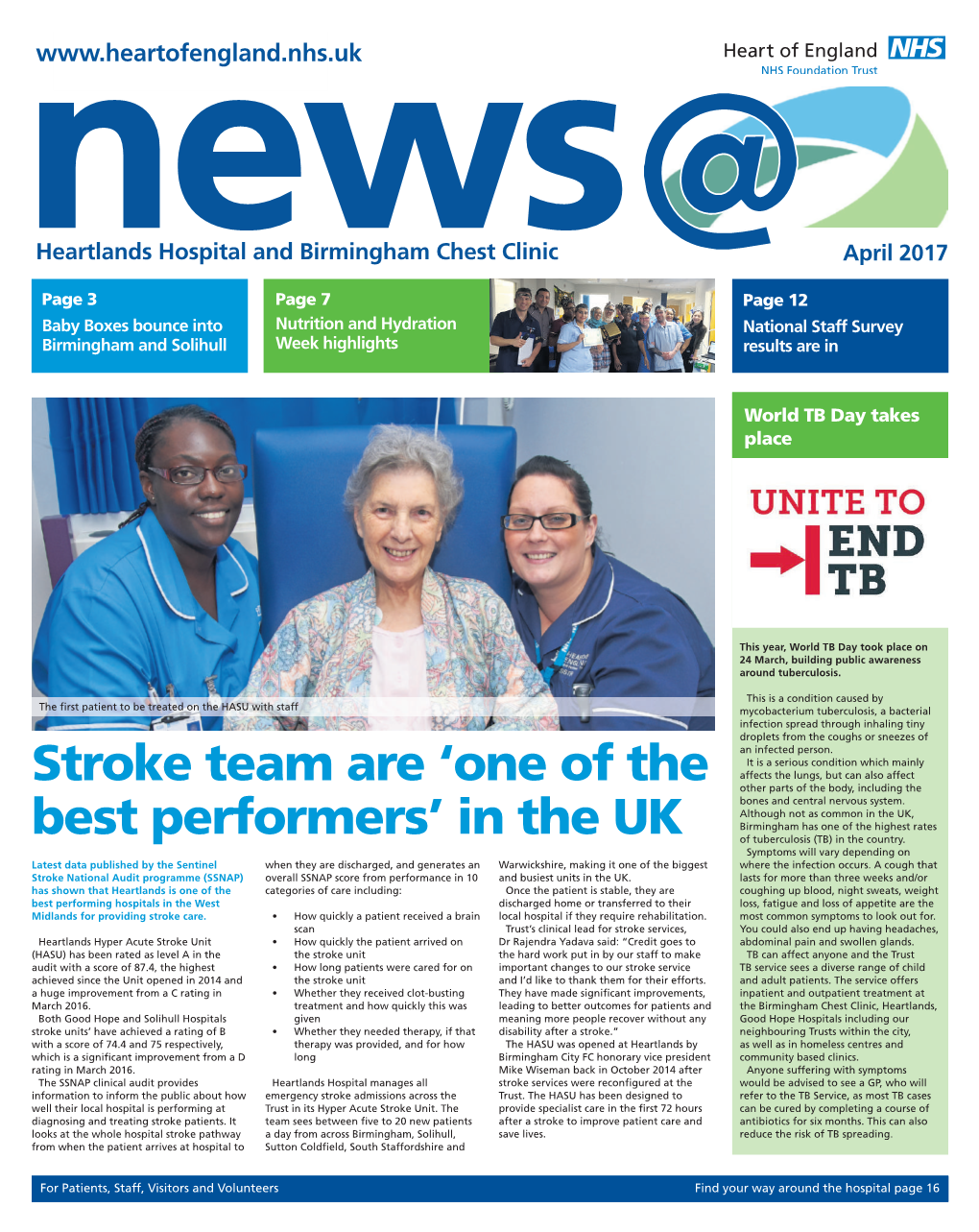 Stroke Team Are 'One of the Best Performers' in the UK