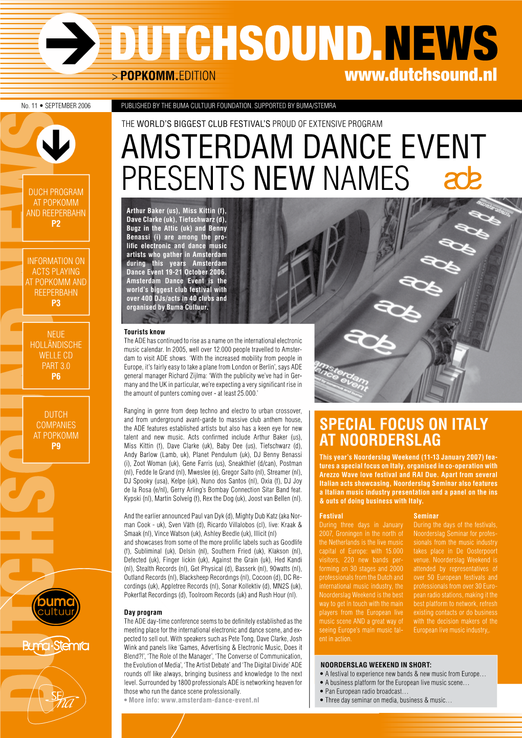 Amsterdam Dance Event Presents New Names